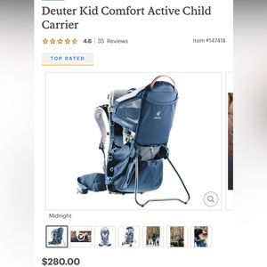 Kid comfort active child carrier